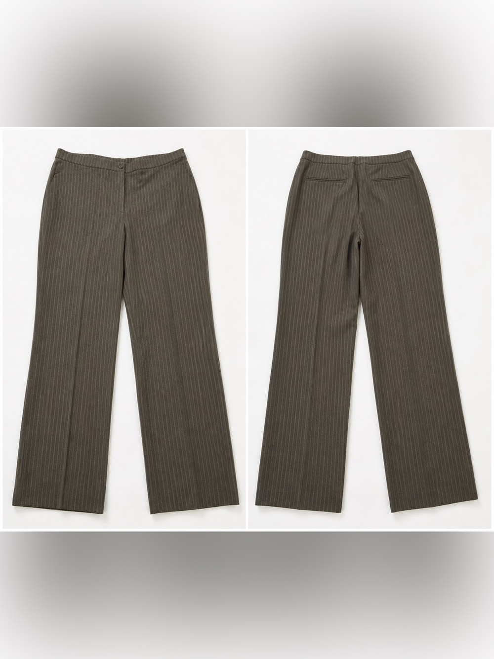 HAGGAR Women’s pants. pinstripe Size 14. Casual. Career. Polished. Work.